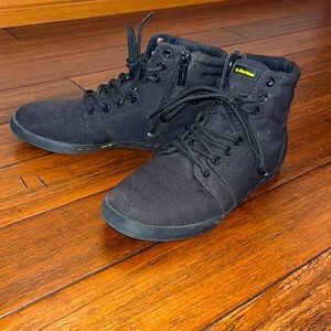 Dr. Martens Docs Air Wair Canvas High-Top Black Boots